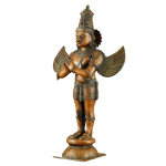 Brass Standing Garuda Dev Statue 22 Inch - Vintage Bronze Eagle God Sculpture | Jaipurio